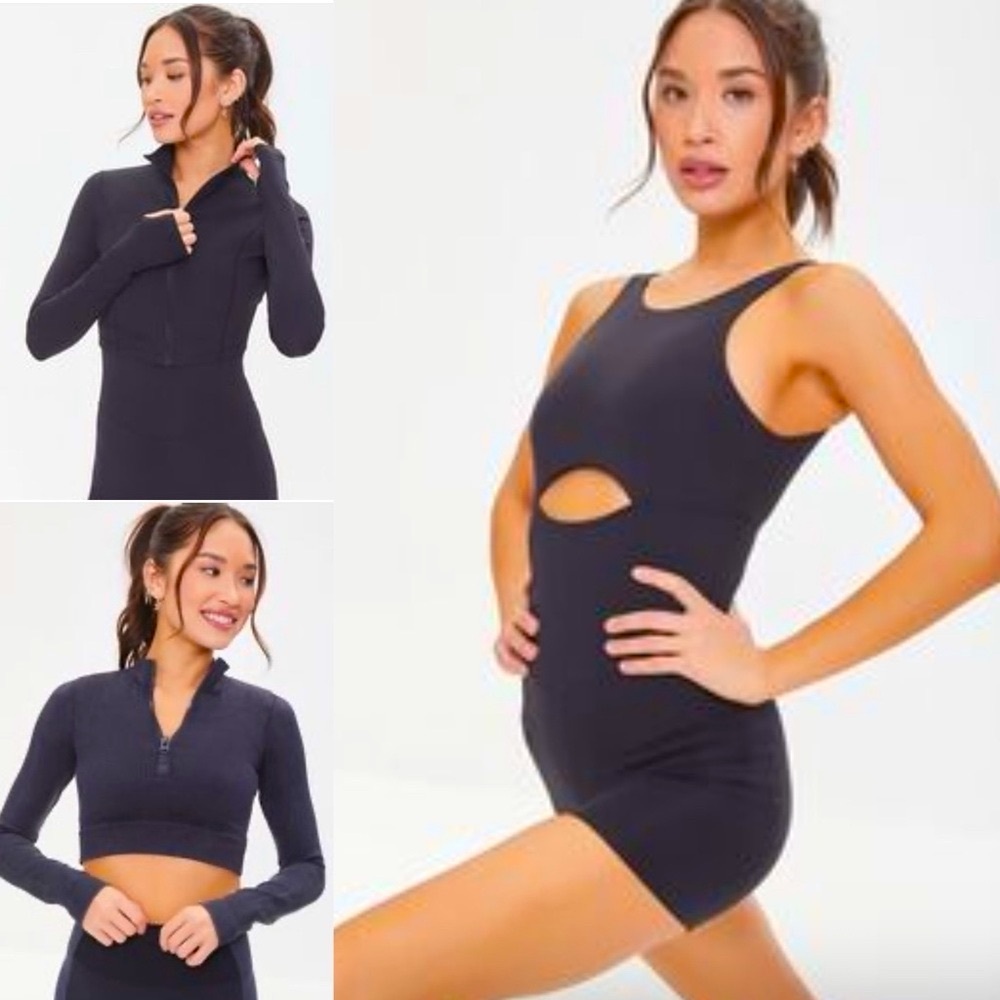 Forever 21 Black Workout Set